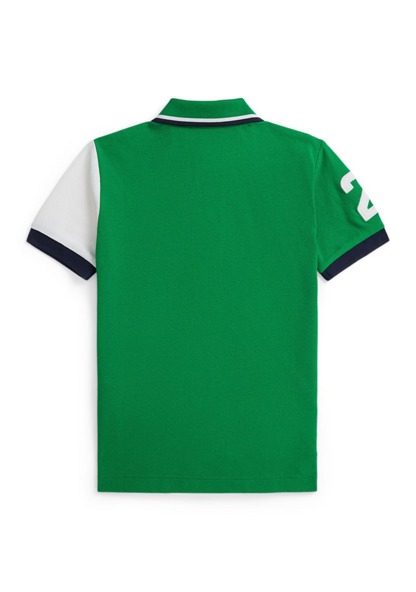 Boys 2-7 Polo Bear Cotton Mesh Polo Shirt