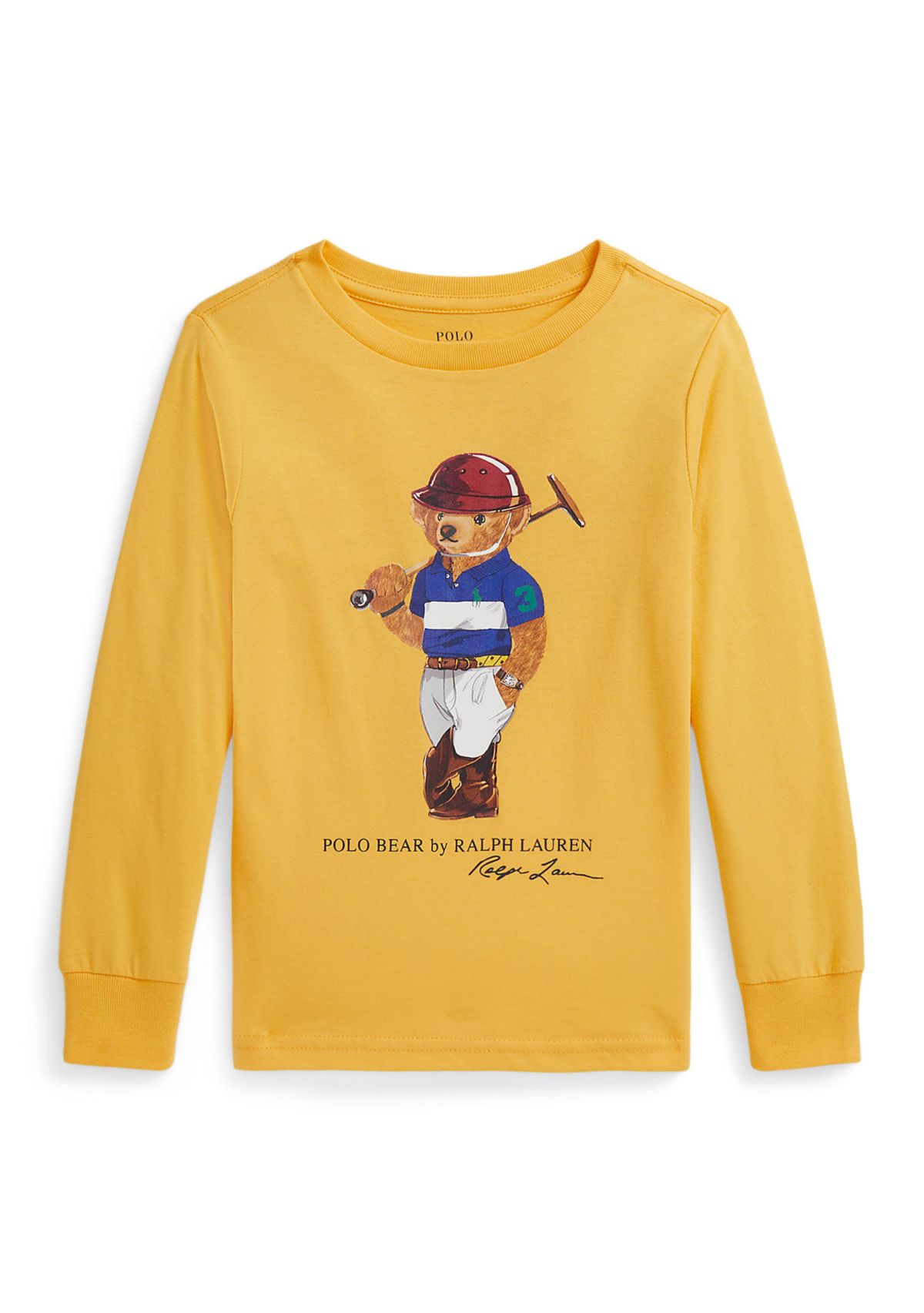 Boys 2-7 Polo Bear Cotton Long-Sleeve T-Shirt
