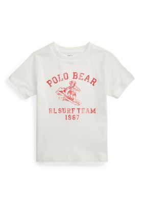 Ralph Lauren Childrenswear Boys 4-7 Polo Bear Cotton Jersey T-Shirt