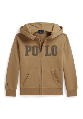 Ralph Lauren Childrenswear Boys 2-7 Logo Fleece Full-Zip Hoodie, 3