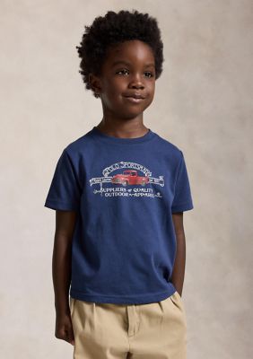 Ralph Lauren Childrenswear Boys 2-7 Polo Sportsman Cotton Jersey T-Shirt