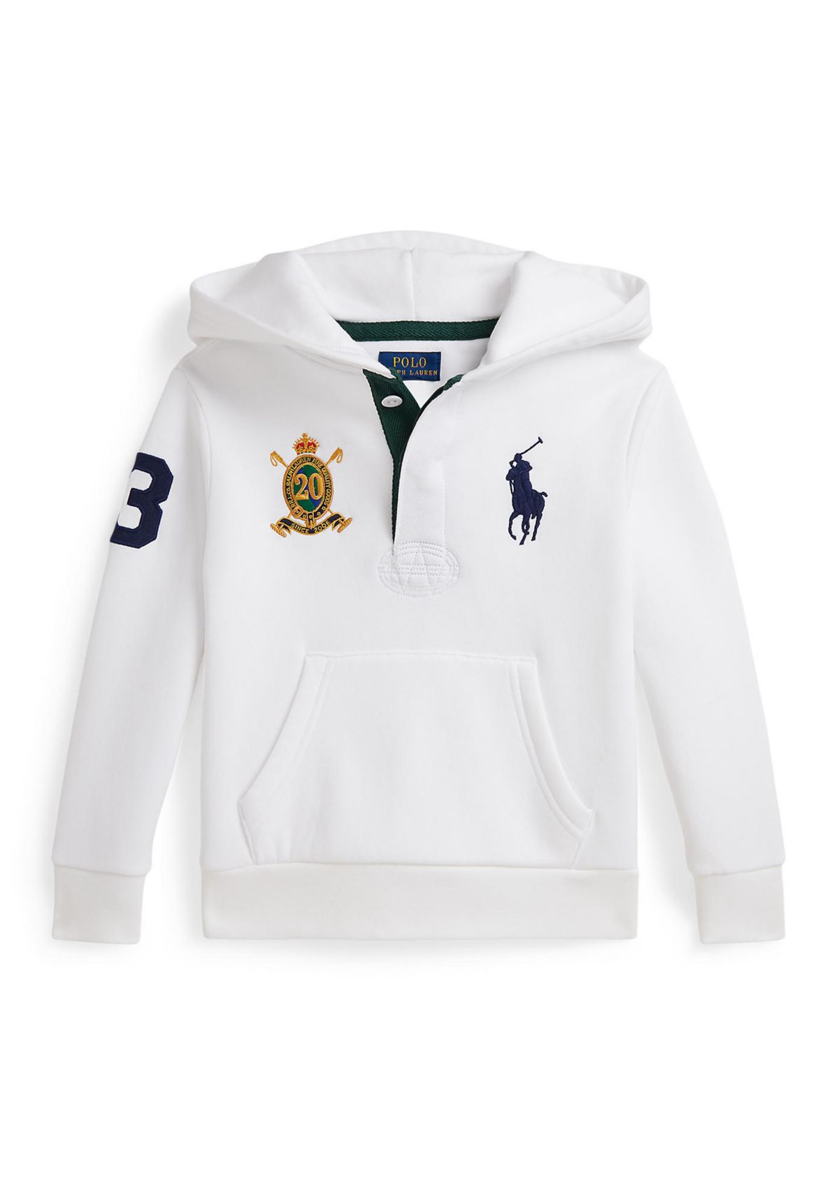Boys 2-7 Big Pony 20th Anniversary Crest Hoodie