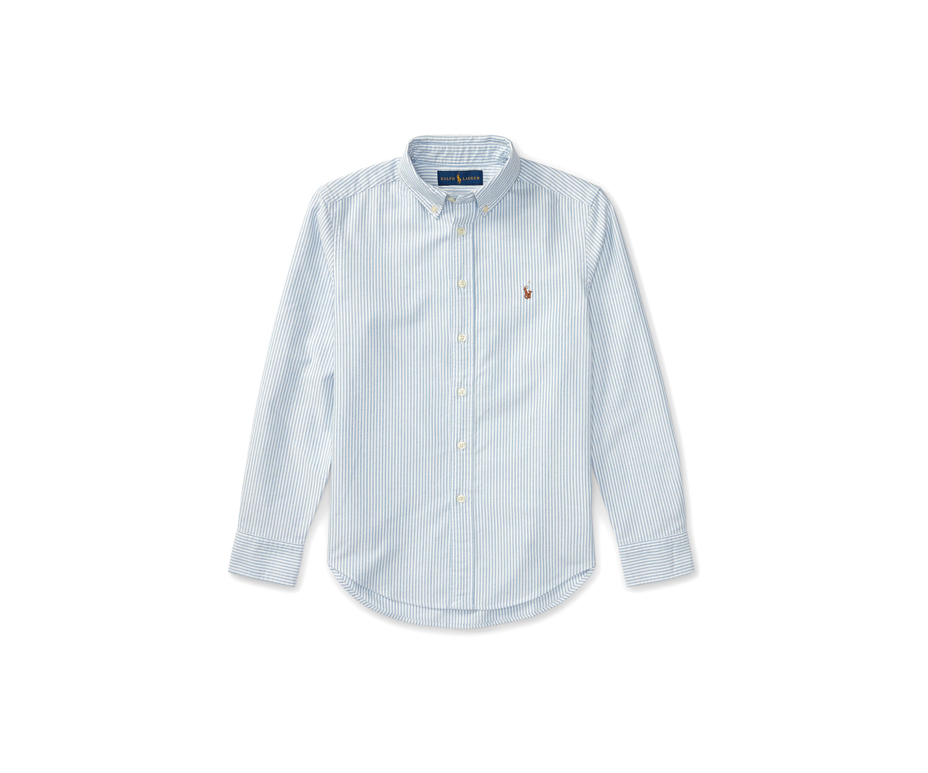 Boys 8-20 Striped Cotton Oxford Shirt