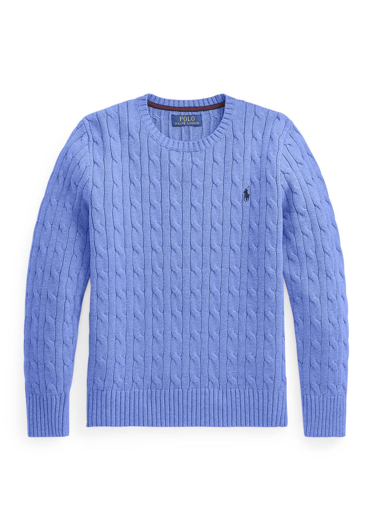 Boys 8-20 Cable Knit Cotton Sweater 
