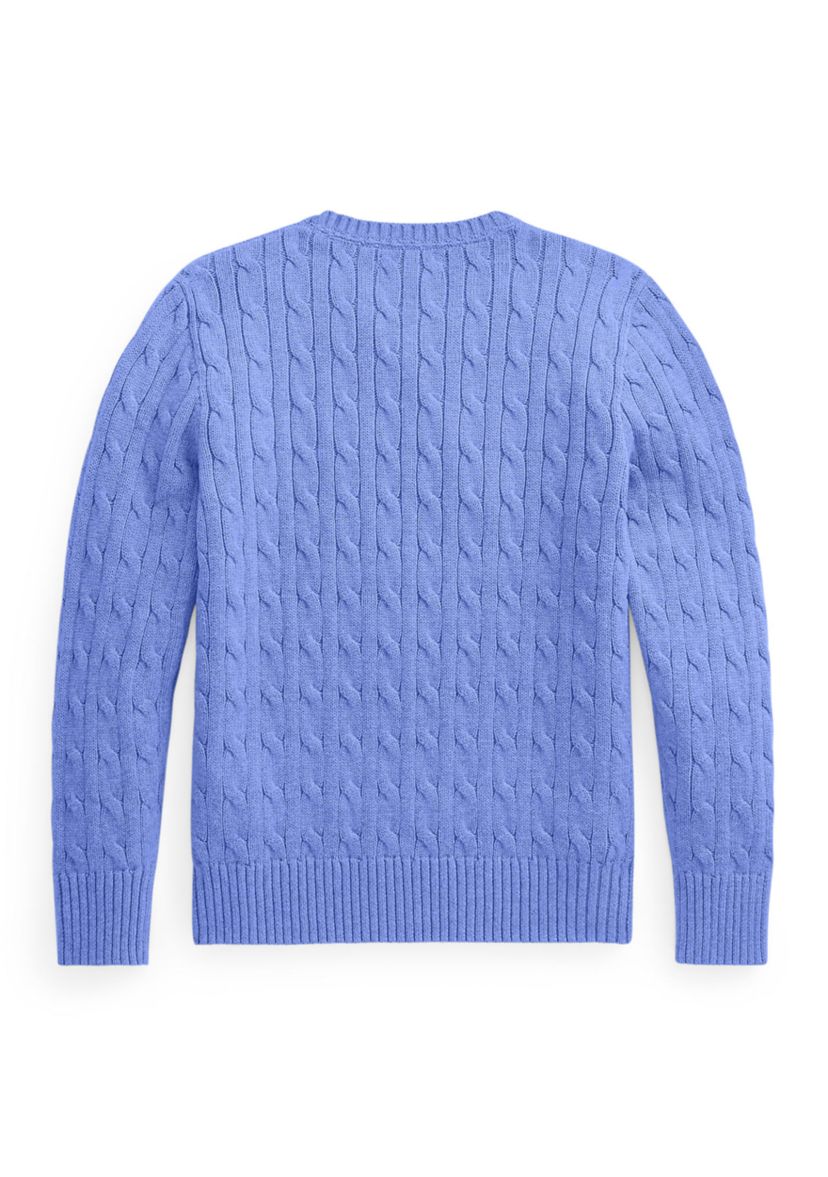 Boys 8-20 Cable Knit Cotton Sweater 