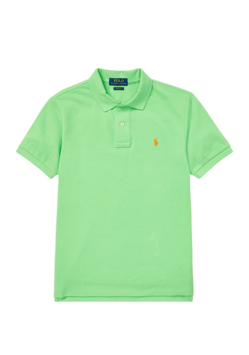 Boys 8-20 Cotton Mesh Polo Shirt