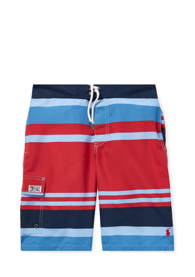 Boys 8-20 Kailua Striped Swim Trunk 