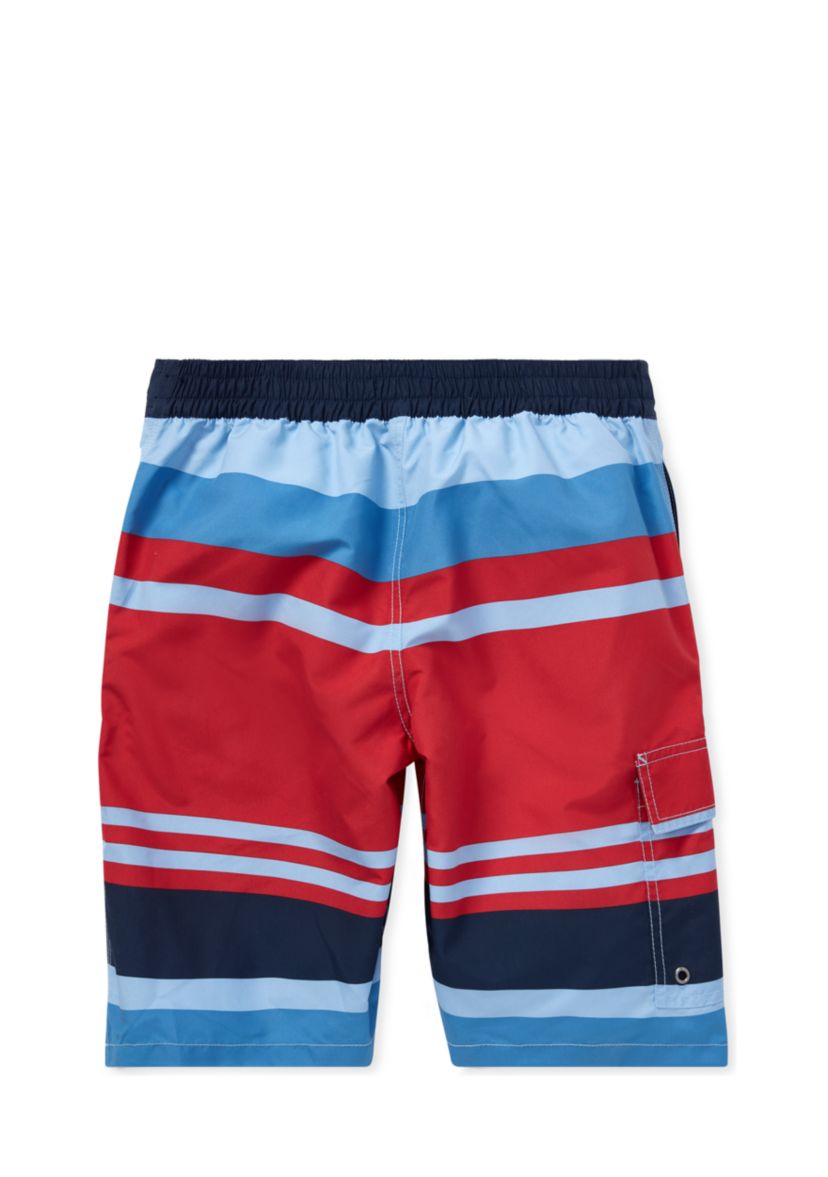 Boys 8-20 Kailua Striped Swim Trunk 
