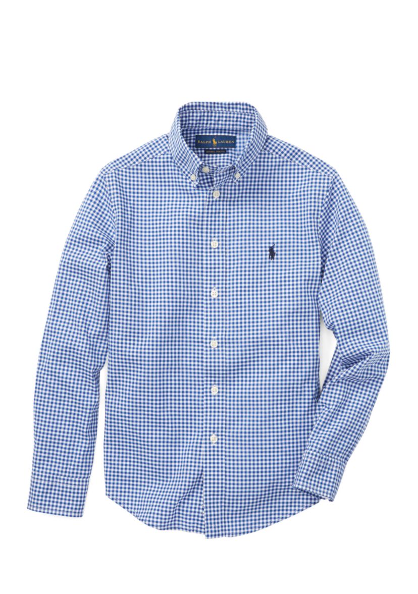 Boys 8-20 Cotton Poplin Sport Shirt
