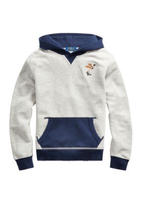 Ralph Lauren Childrenswear Boys 8-20 Polo Bear Cotton Fleece Hoodie | belk