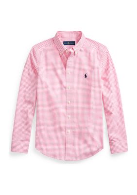 Ralph Lauren Childrenswear Boys 8-20 Gingham Cotton Poplin Shirt | belk