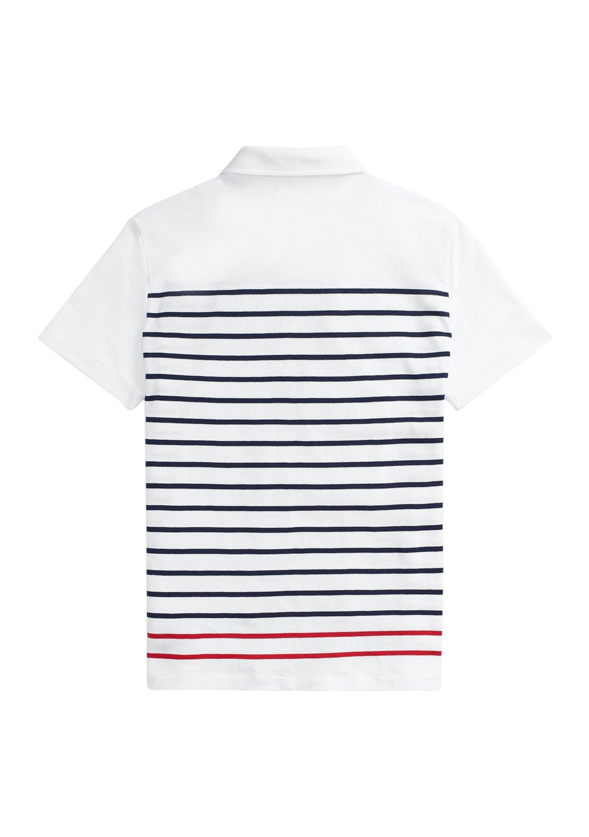Boys 8-20 Striped Cotton Mesh Polo Shirt