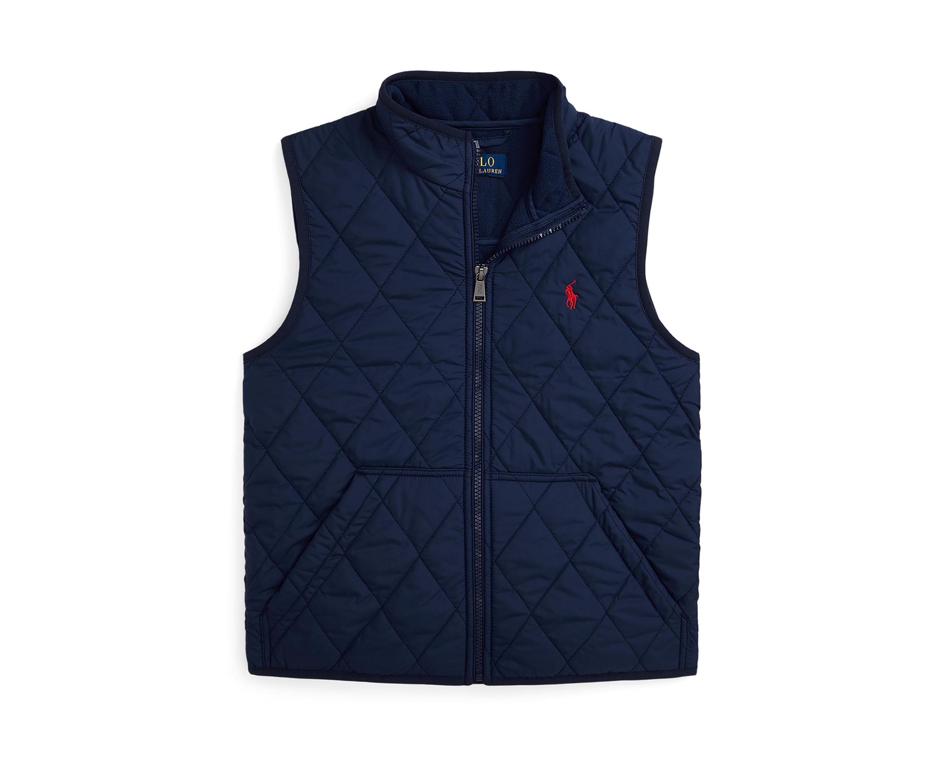 Boys 8-20 Quilted Fleece Lined Vest