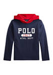 Boys 8-20 Cotton Jersey Hooded Graphic T-Shirt