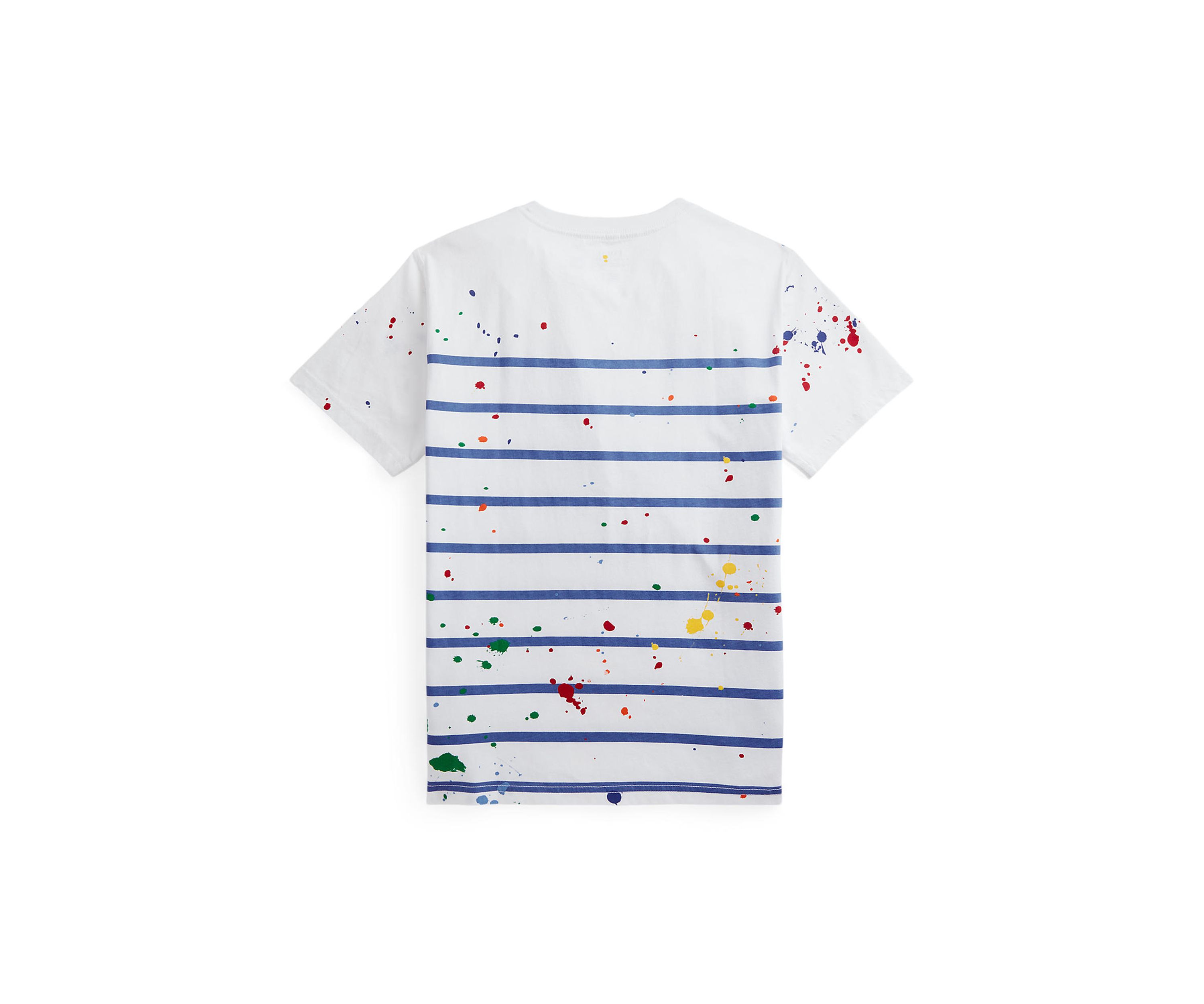 Boys 8-20 Paint Splatter Striped Cotton T-Shirt