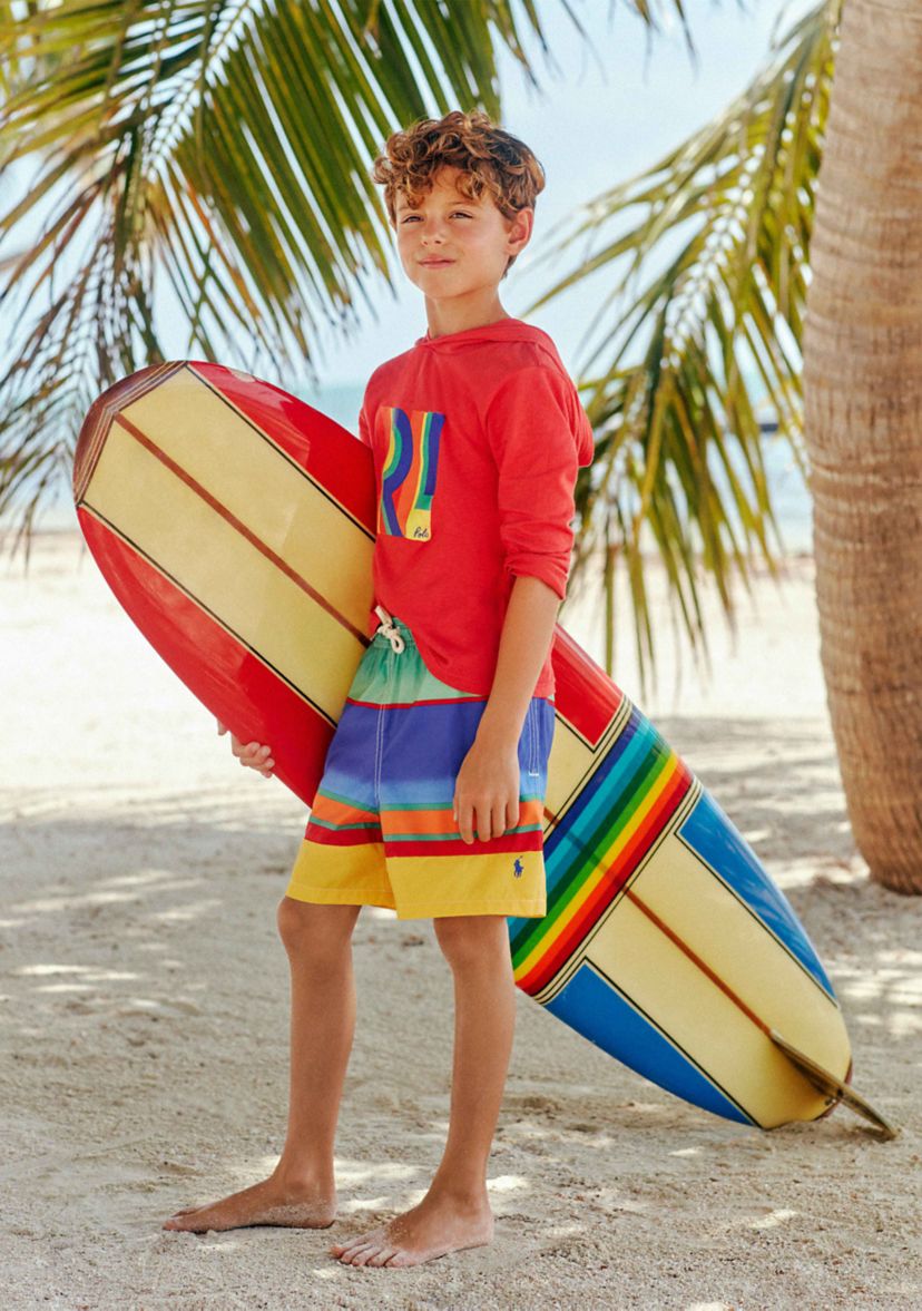 Boys 8-20 Logo Cotton Hooded T-Shirt