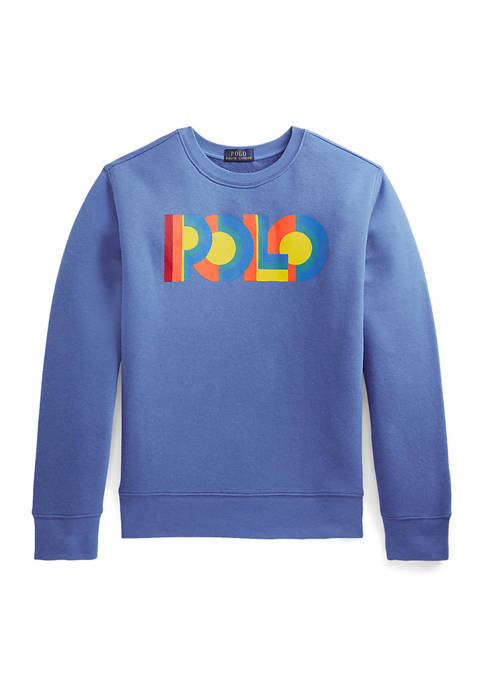 Ralph Lauren Childrenswear Boys 8-20 Logo Fleece Sweatshirt