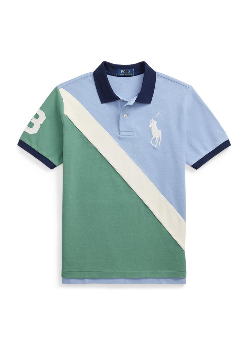 Boys 8-20 Big Pony Cotton Mesh Polo Shirt