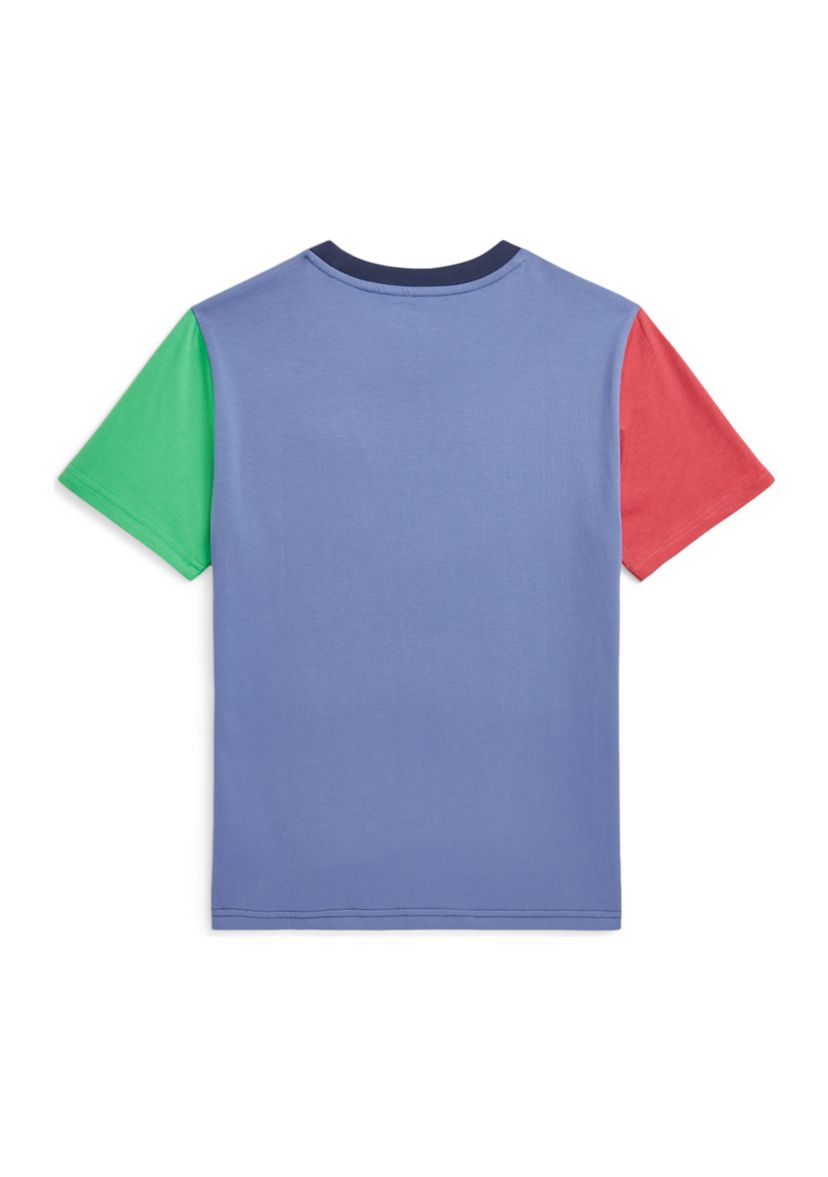 Boys 8-20 Color-Blocked Cotton Pocket T-Shirt