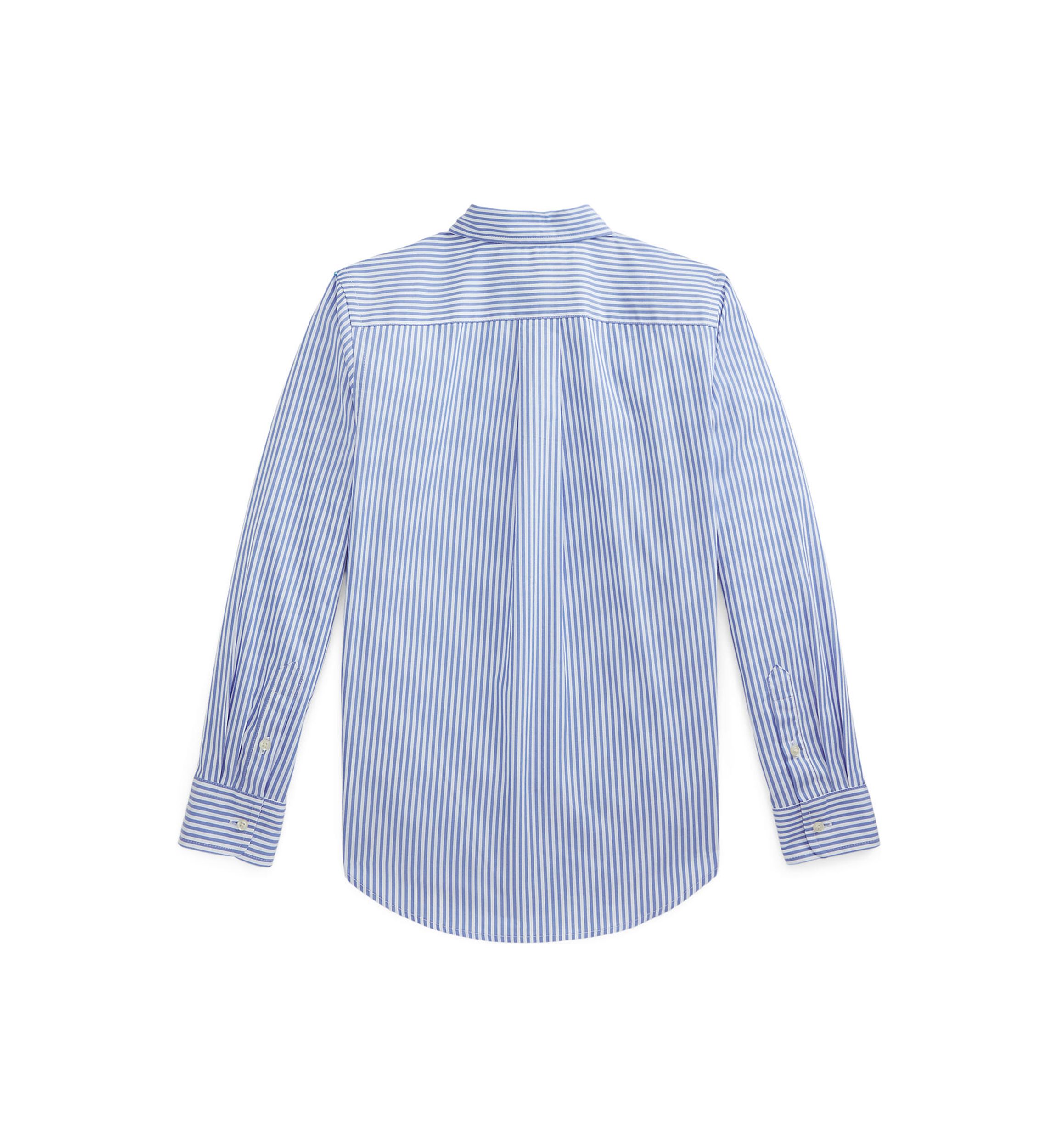 Boys 8-20 Striped Cotton Poplin Shirt
