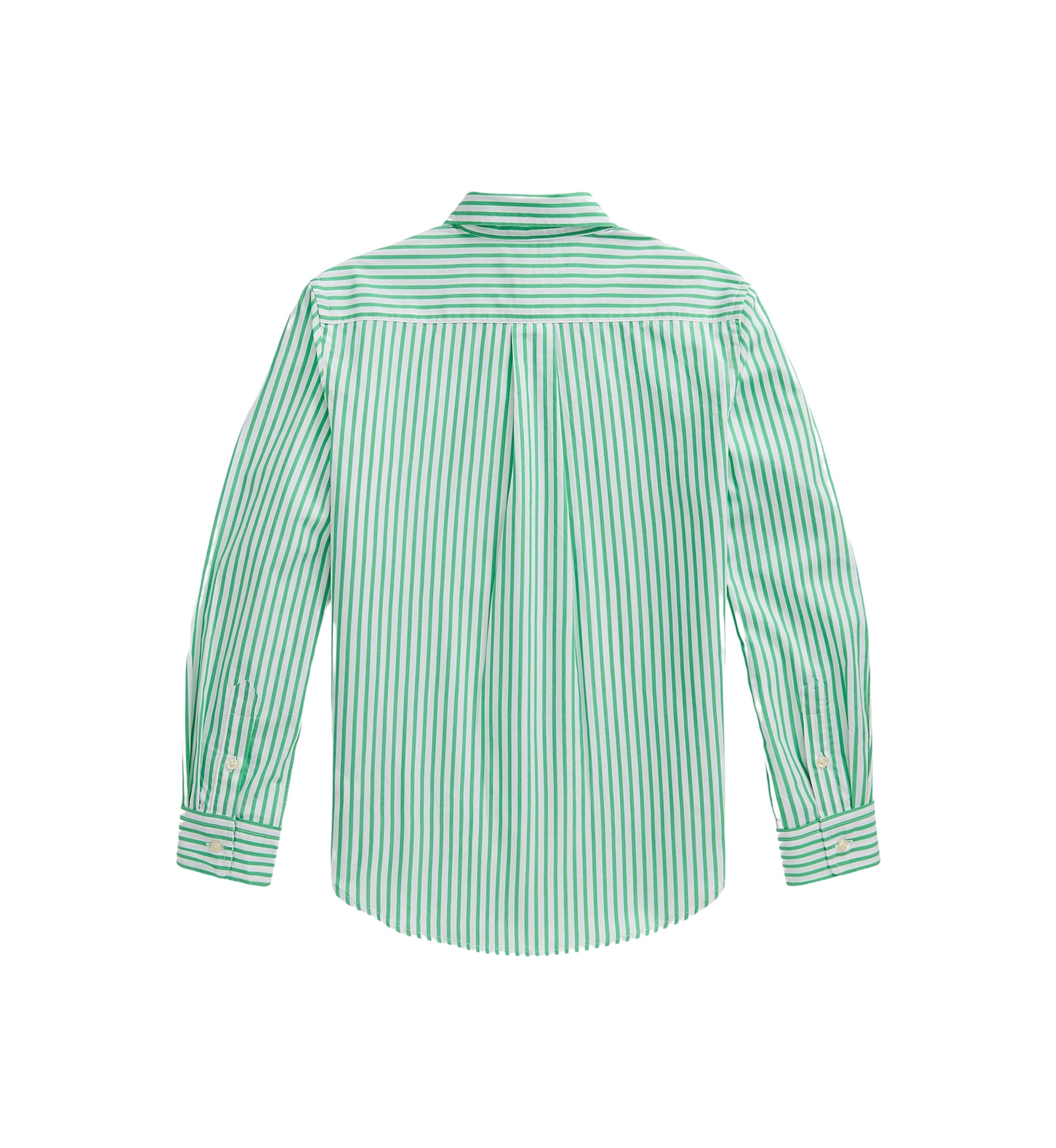 Boys 8-20 Striped Cotton Poplin Shirt