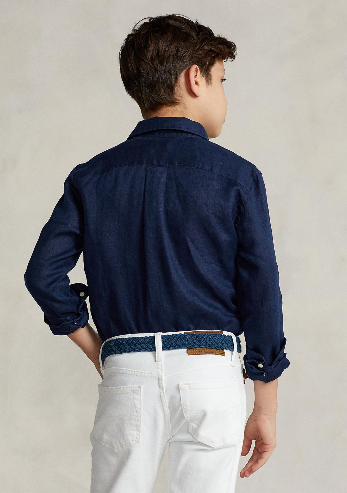 Boys 8-20 Linen Shirt