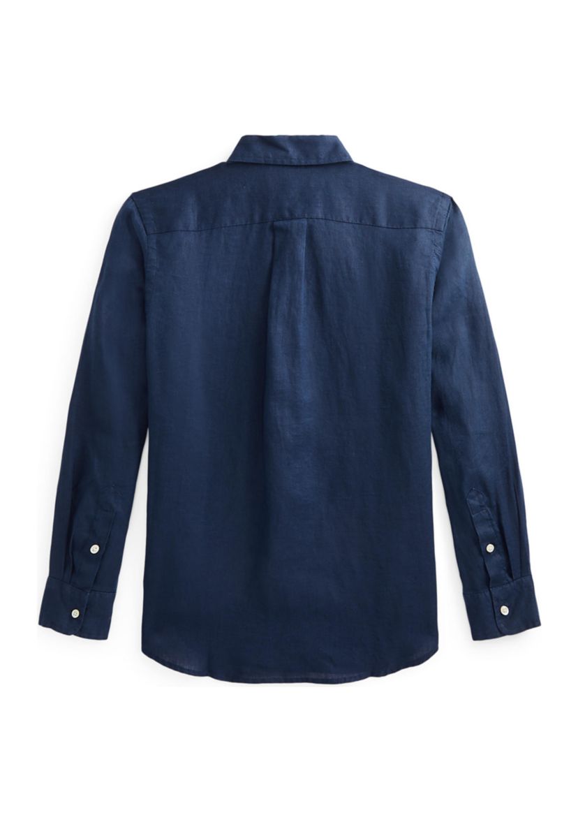 Boys 8-20 Linen Shirt