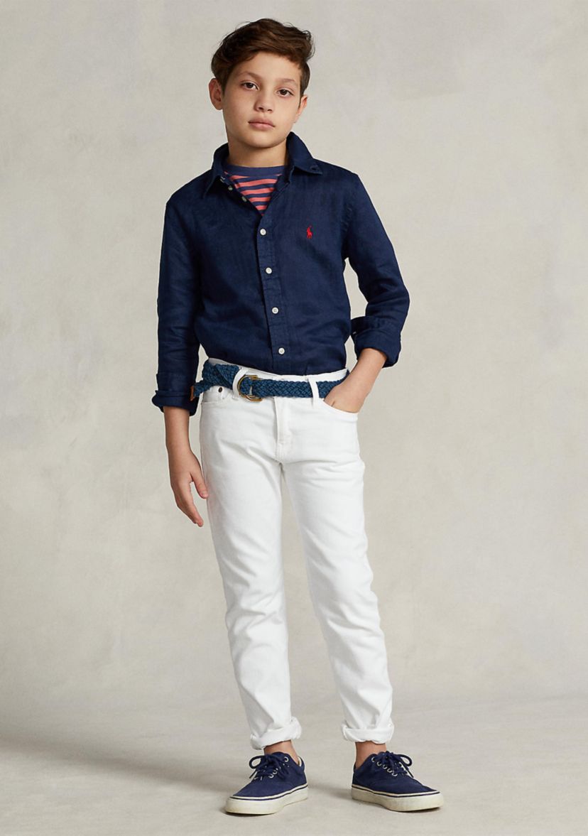 Boys 8-20 Linen Shirt
