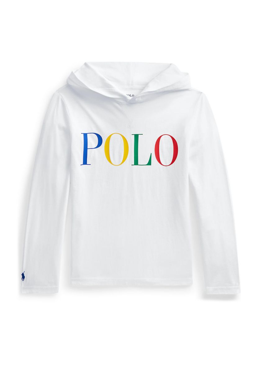 Boys 8-20 Logo Cotton Jersey Hooded T-Shirt