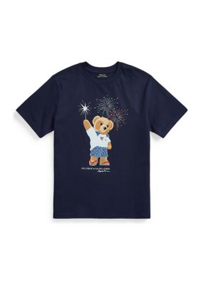 Ralph Lauren Childrenswear Boys 8-20 Polo Bear Cotton Jersey T-Shirt