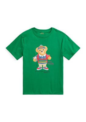 Ralph Lauren Childrenswear Boys 8-20 Polo Bear Logo Cotton T-Shirt