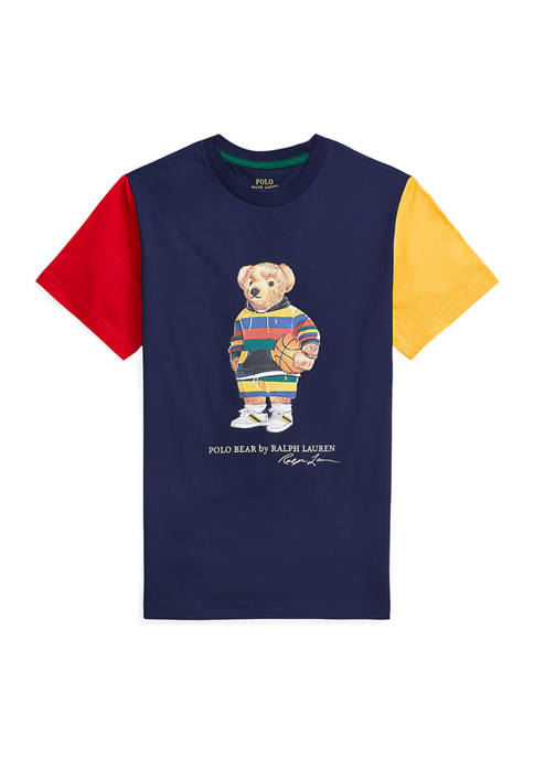 Ralph Lauren Childrenswear Boys 8-20 Polo Bear Color-Blocked