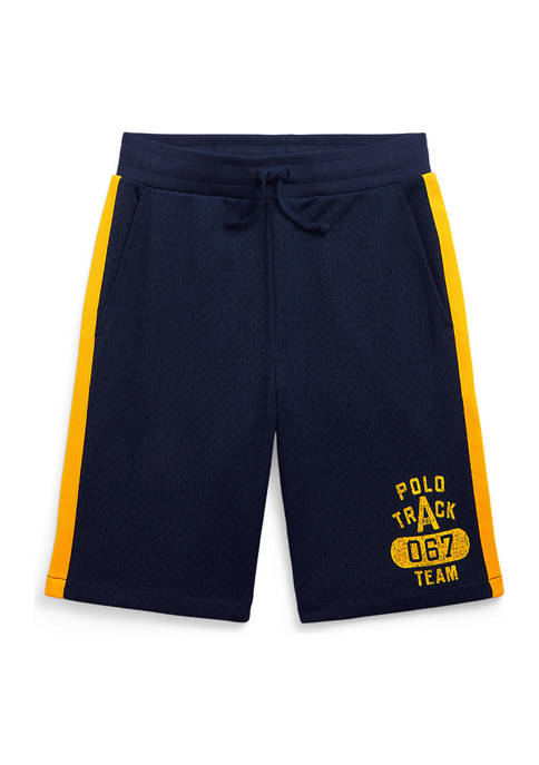 Ralph Lauren Childrenswear Boys 8-20 Logo Mesh Shorts