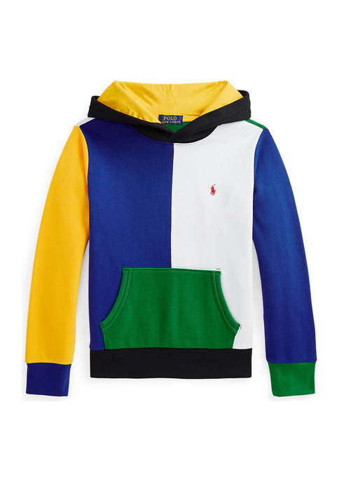 Ralph Lauren Childrenswear Boys 8-20 Color-Blocked Fleece Hoodie