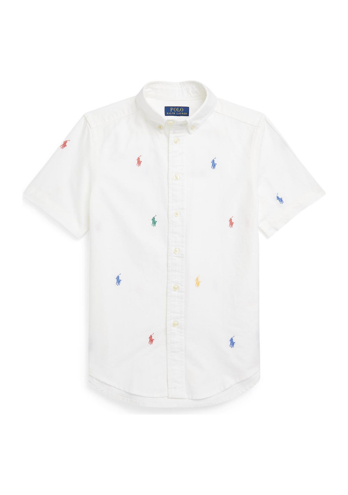 Boys 8-20 Polo Pony Oxford Short Sleeve Shirt