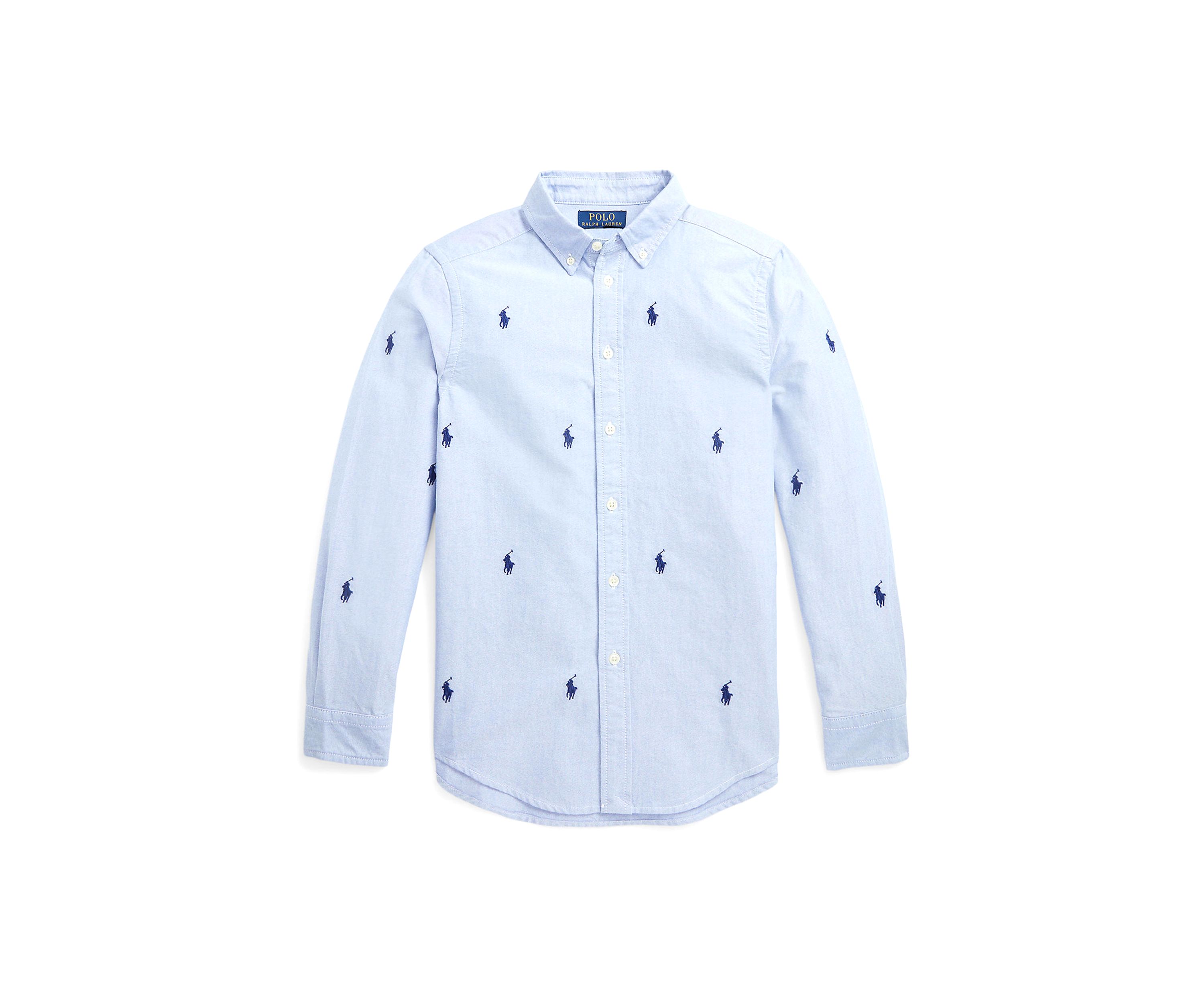 Boys 8-20 Polo Pony Cotton Oxford Shirt
