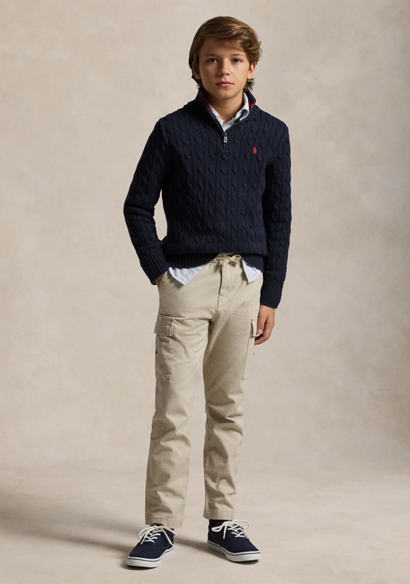 Boys 8-20 Stretch Chino Cargo Pants