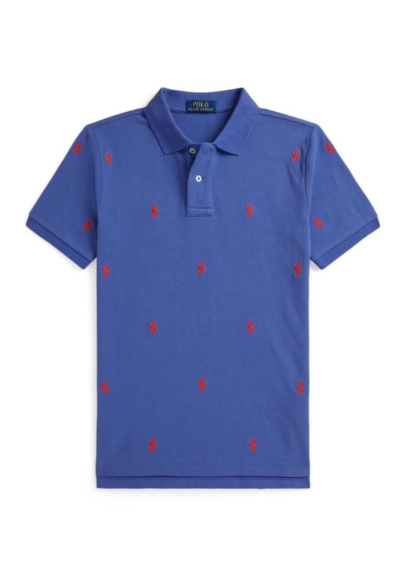 Ralph Lauren Childrenswear Boys 8-20 Polo Pony Cotton Mesh Polo