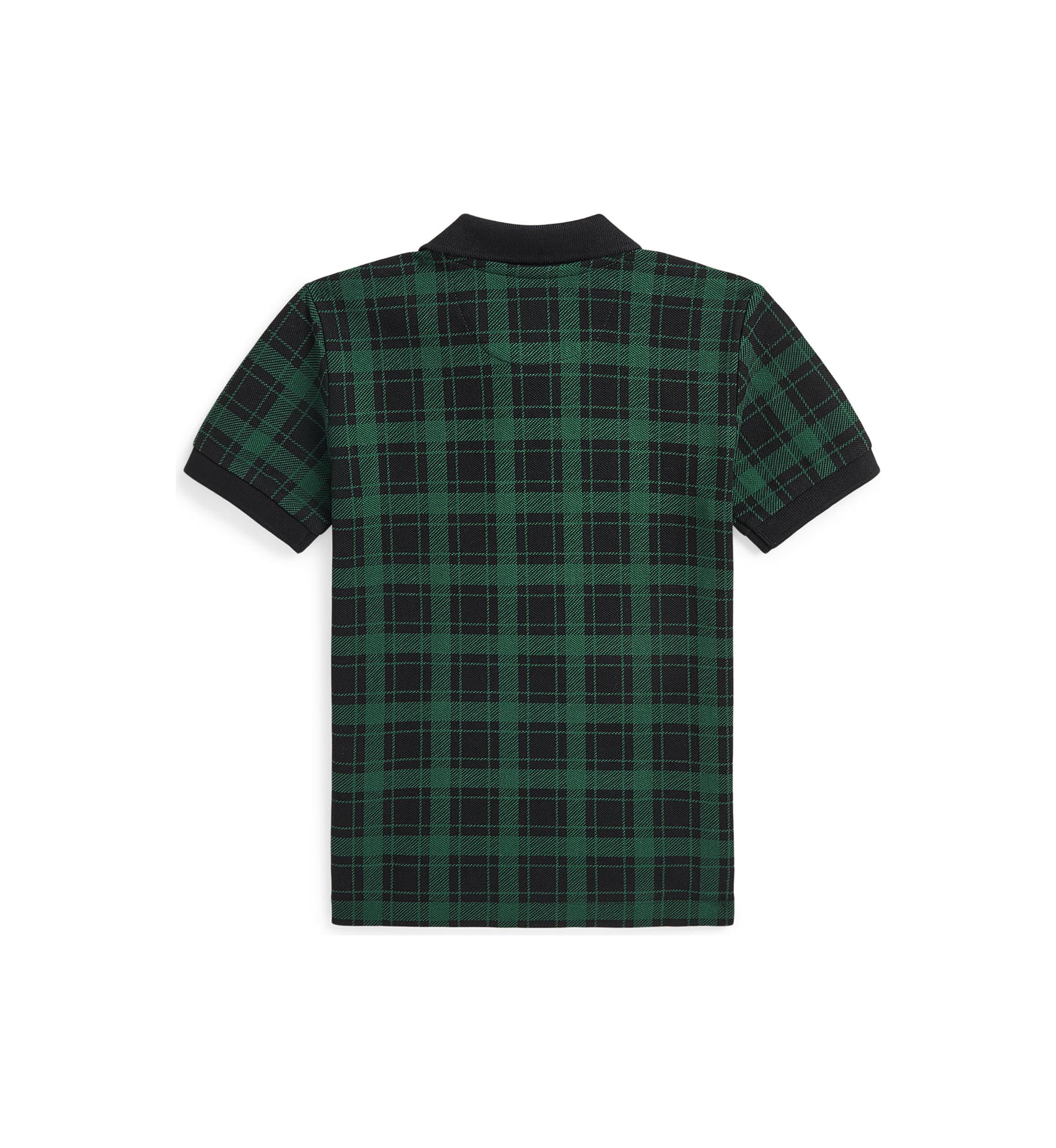 Boys 8-20 Buffalo Check Cotton Mesh Polo Shirt