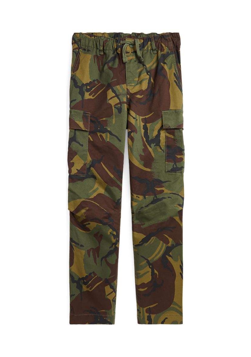 Boys 8-20 Camo Stretch Chino Cargo Pants