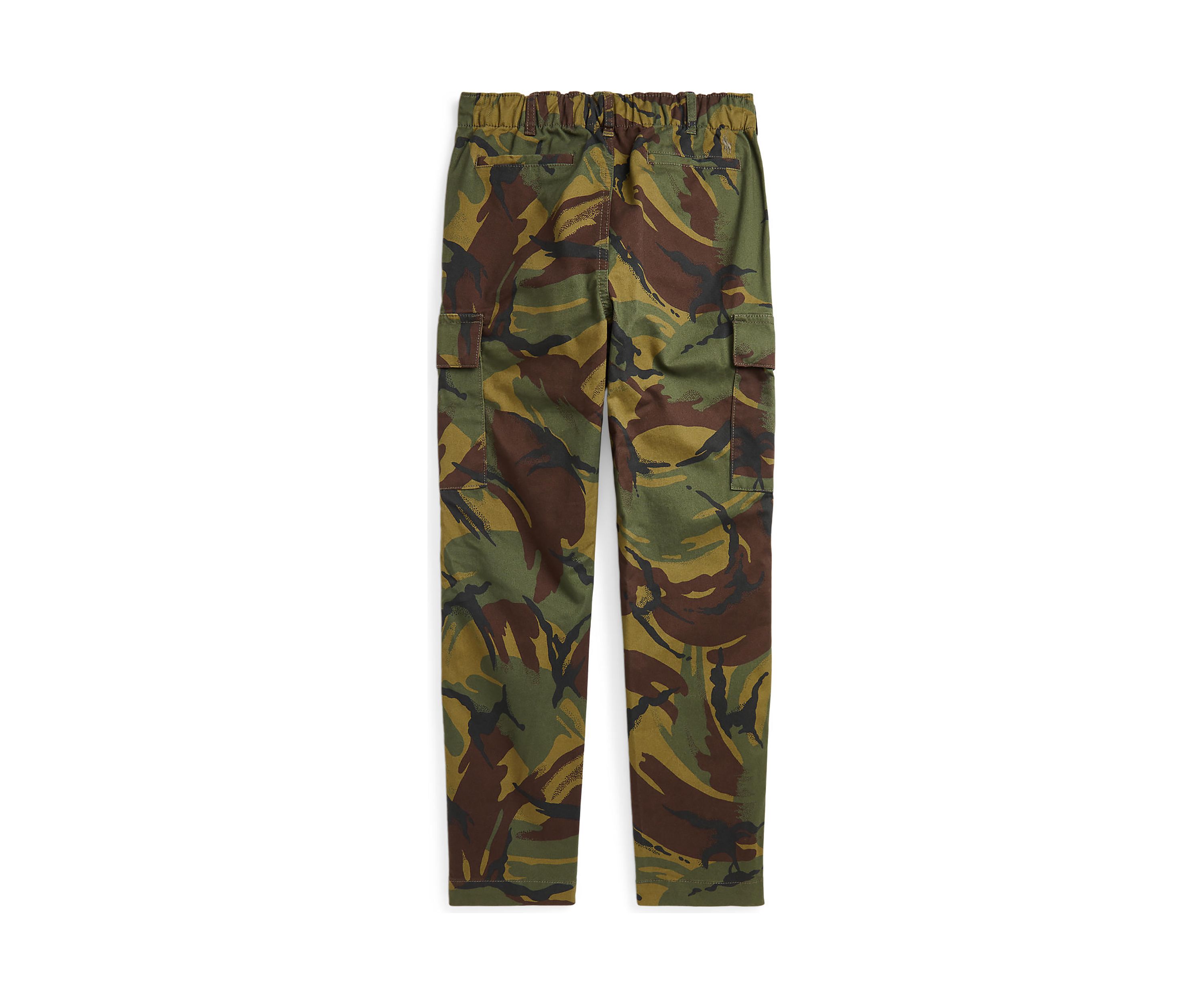 Boys 8-20 Camo Stretch Chino Cargo Pants
