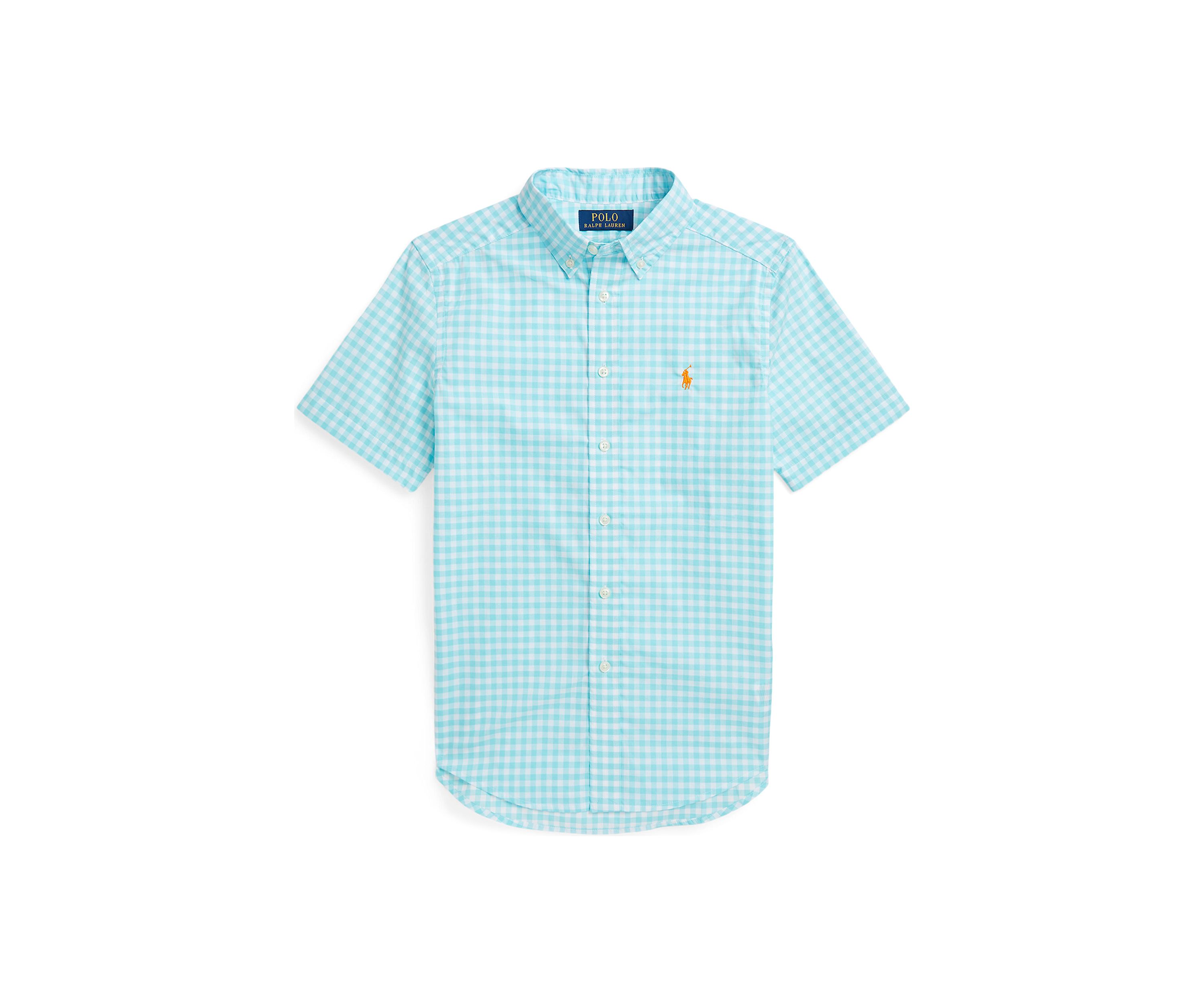 Boys 8-20 Cotton Poplin Short Sleeve Shirt