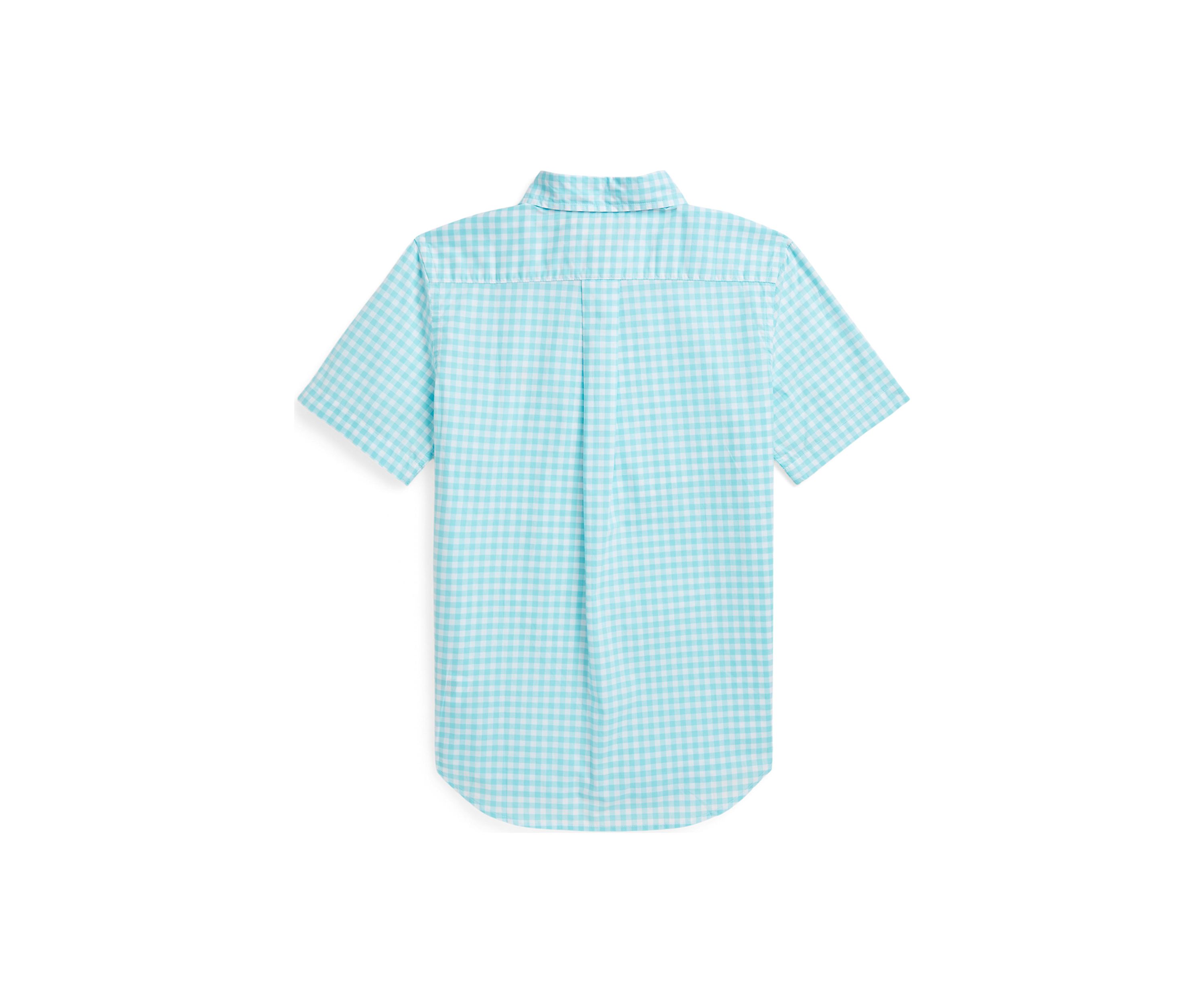 Boys 8-20 Cotton Poplin Short Sleeve Shirt