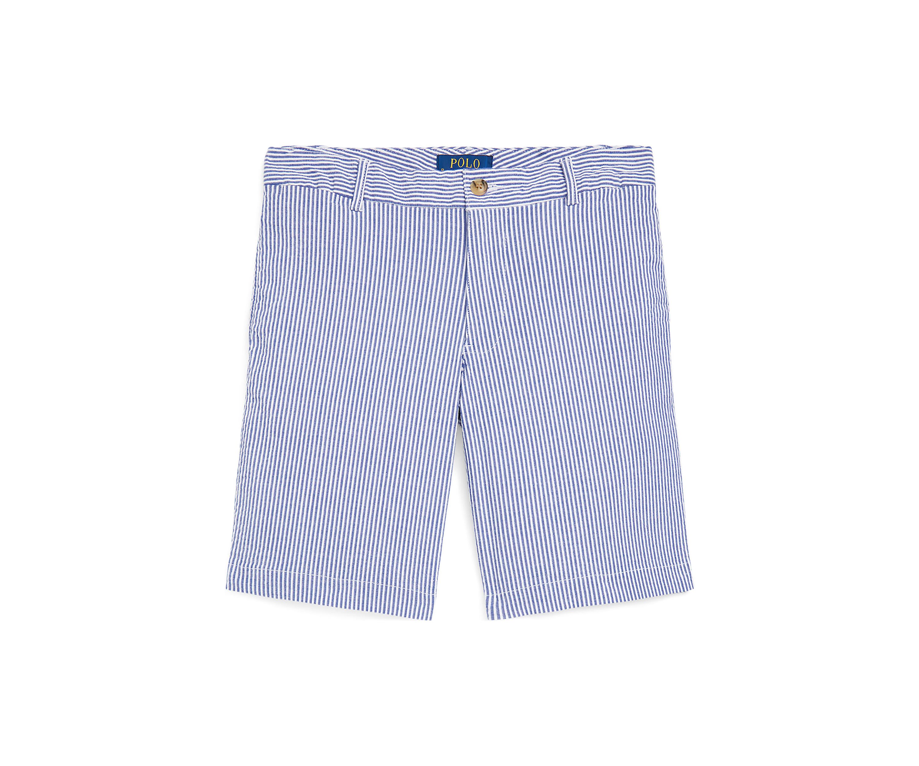 Boys 8-20 Stretch Cotton Seersucker Shorts 