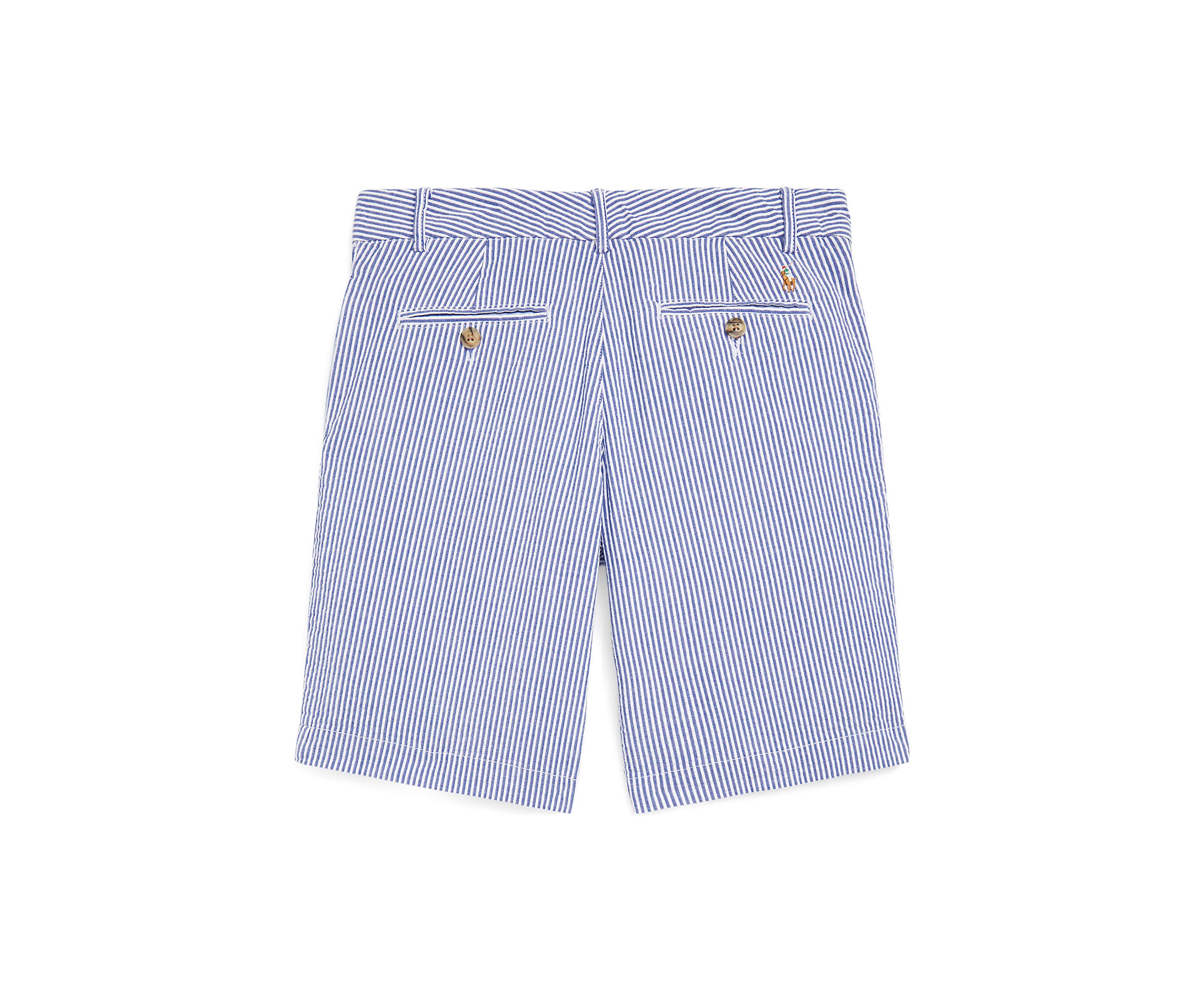 Boys 8-20 Stretch Cotton Seersucker Shorts 