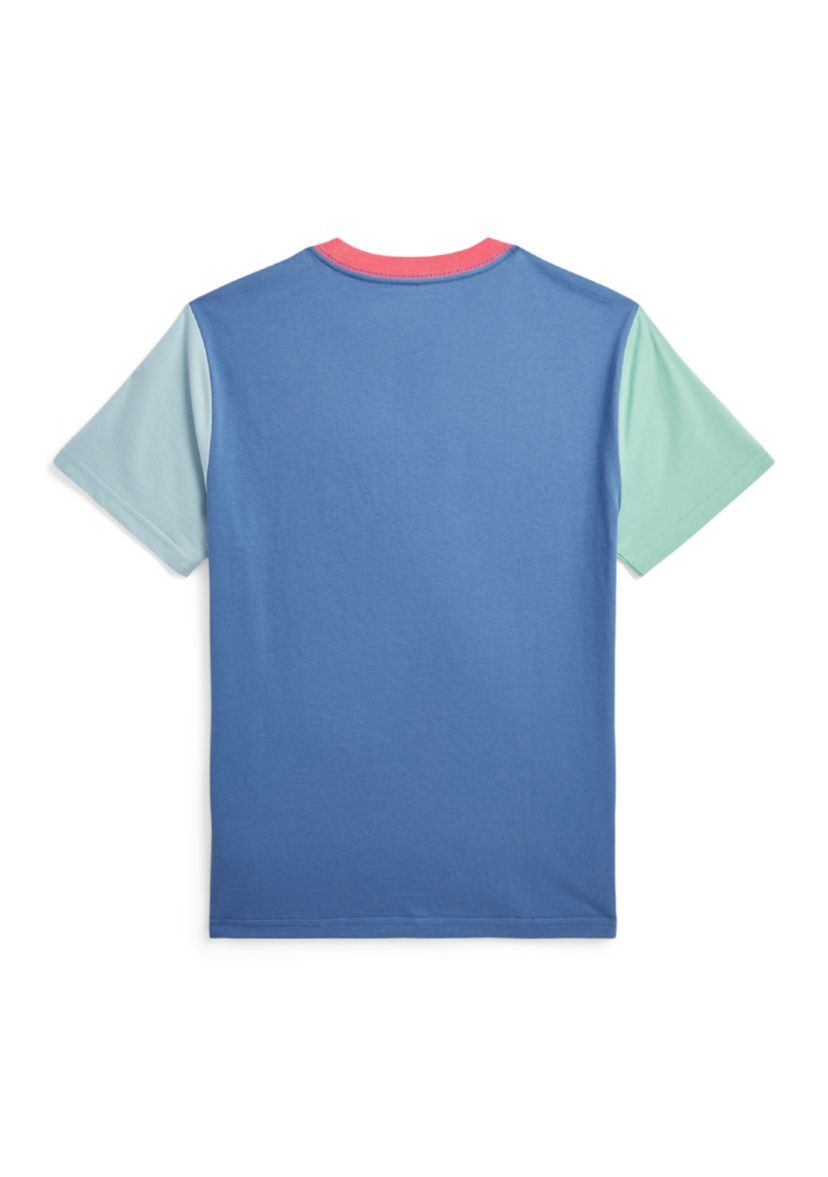 Boys 8-20 Polo Bear Color Blocked Cotton T-Shirt