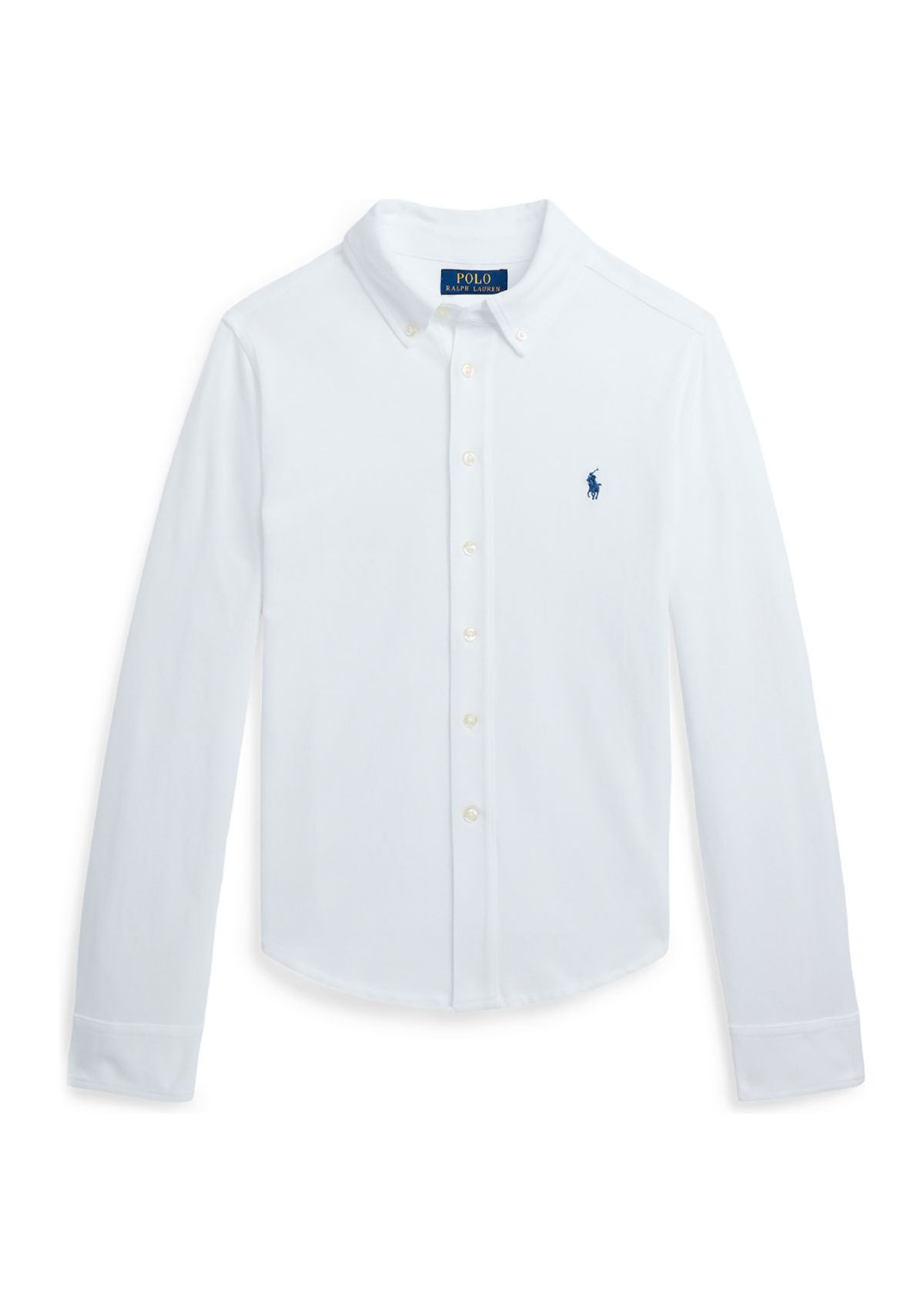 Boys 8-20 Featherweight Cotton Mesh Shirt