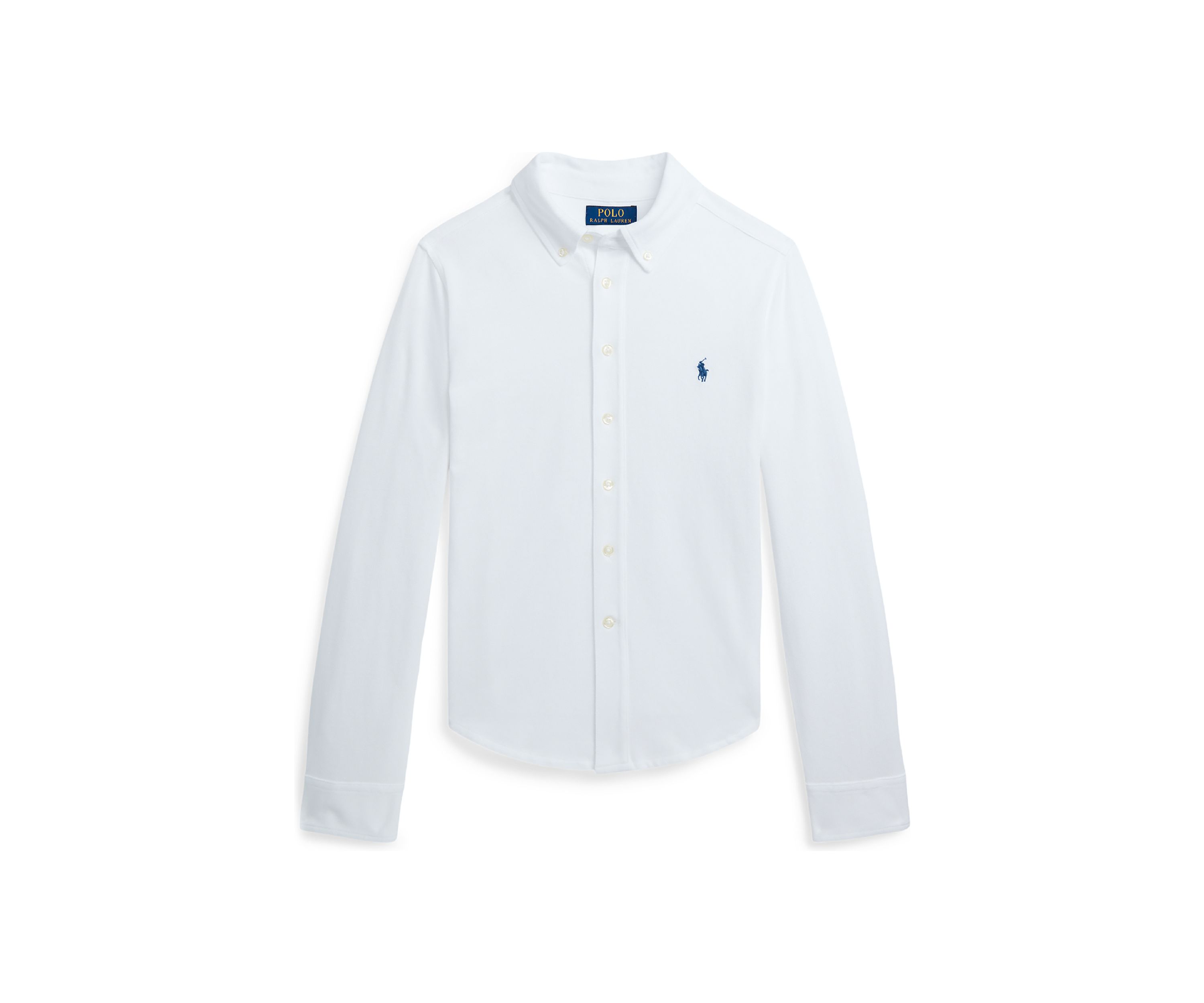 Boys 8-20 Featherweight Cotton Mesh Shirt