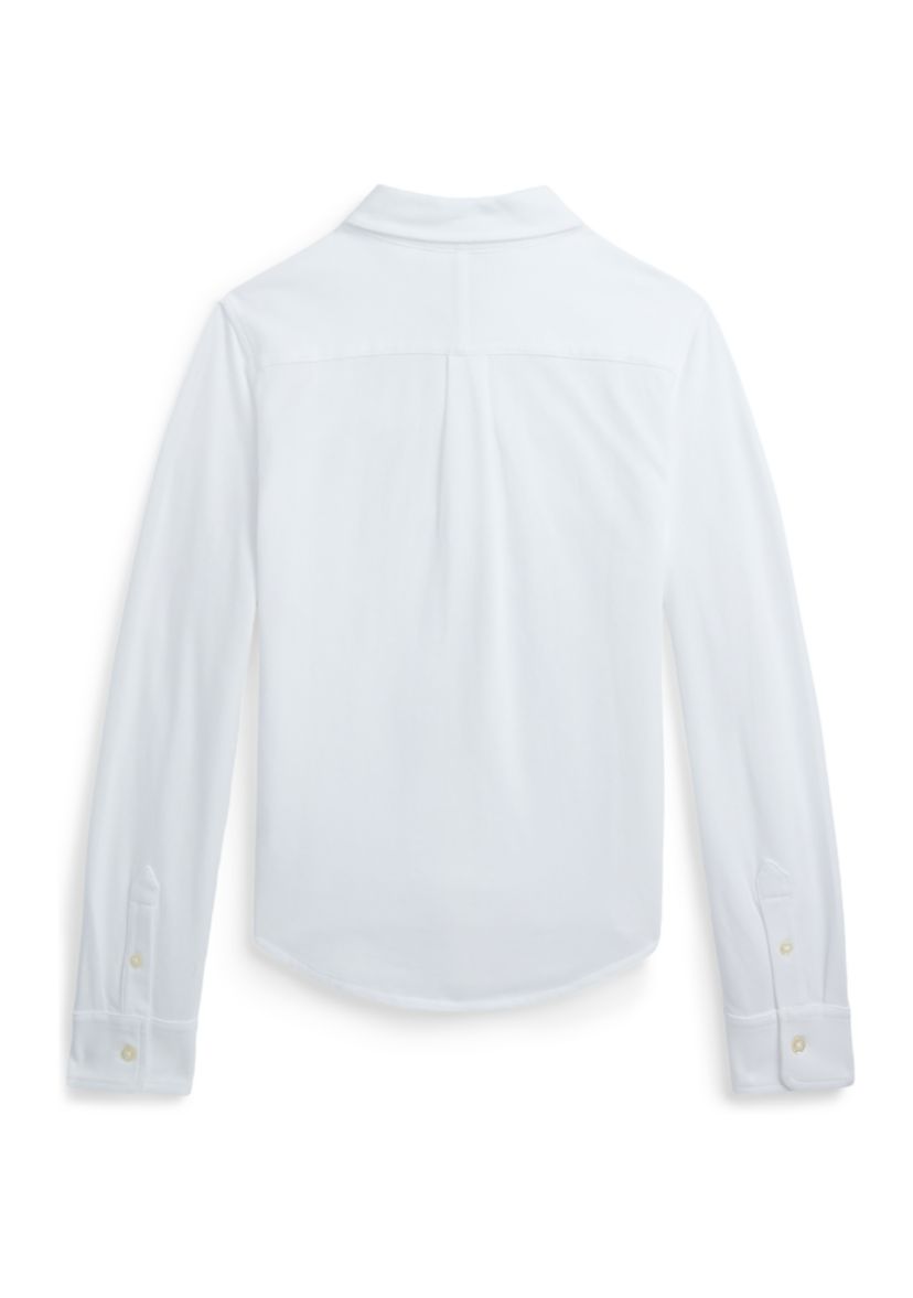 Boys 8-20 Featherweight Cotton Mesh Shirt