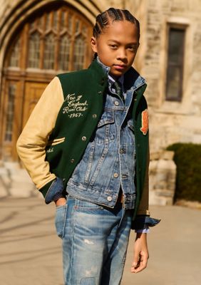 Ralph Lauren Childrenswear Boys 8-20 Lynwood Relaxed Fit Distressed Jeans, Blue, 10